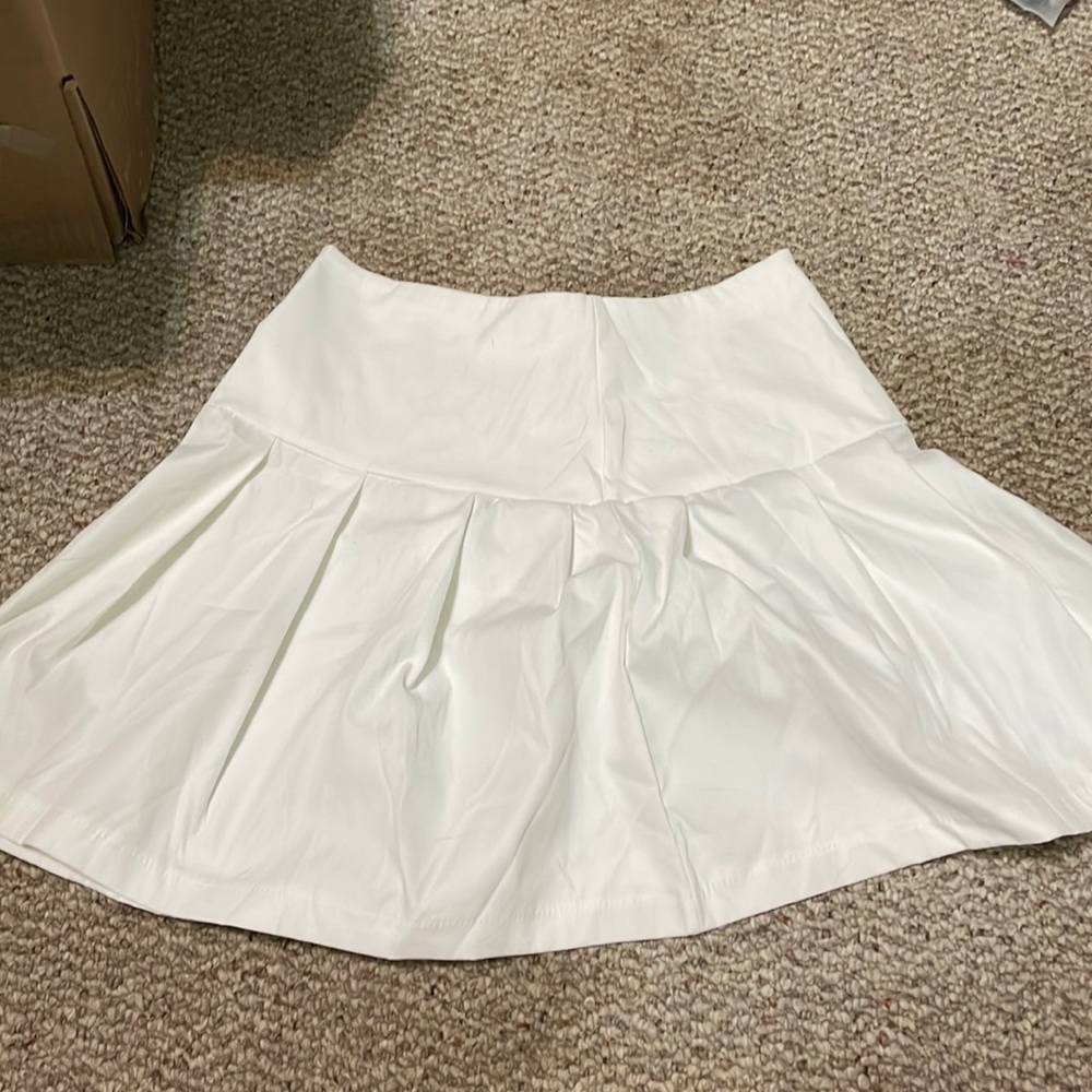 White Shein Skirt